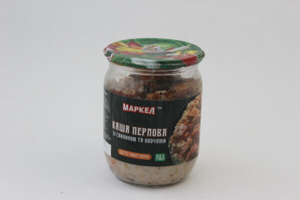 Перловка зі свининою