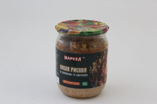 Рисова каша зі свининою