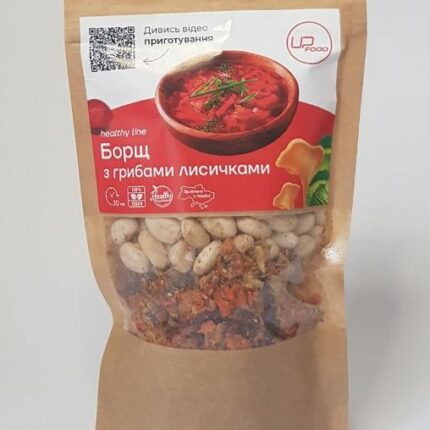 Борщ Upfood з лисичками (суха суміш) на 1 літр