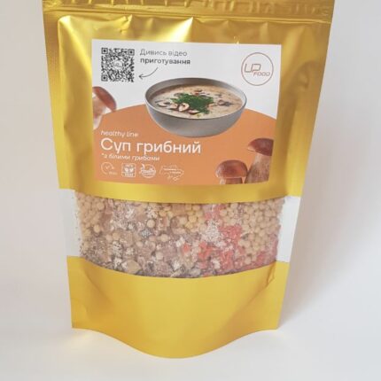 Грибний суп Upfood з кус-кусом та лисичками (суха суміш) 2 літри