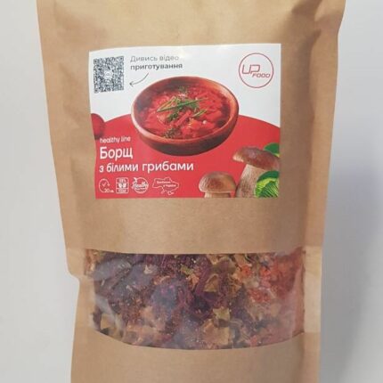Борщ Upfood з білими грибами (суха суміш) 3 літри