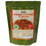 Гречка МАКРО з куркою та овочами ПАК 350 гр.