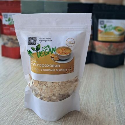 Суп гороховий Upfood суха суміш ВЕГАН 2 літри